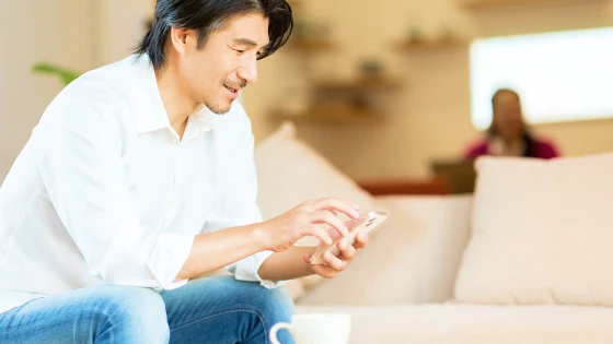 日常的にベネフィット・ステーションを利用する人のイメージ